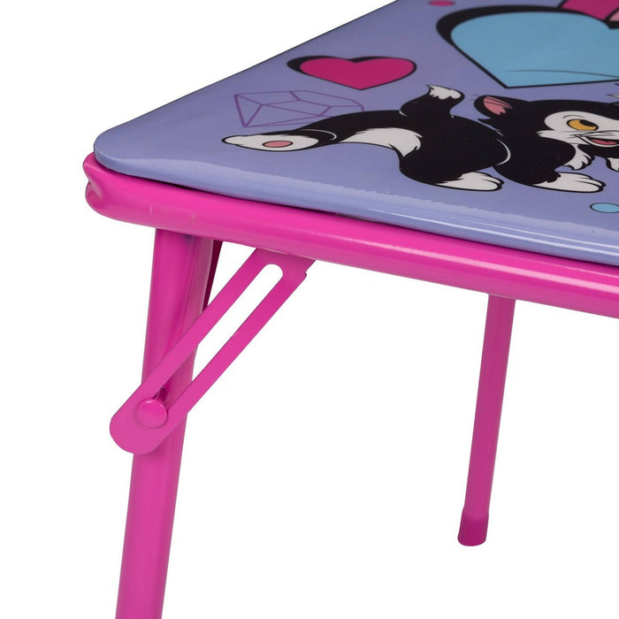 Disney Minnie Mouse Junior Table and Chair Furniture Set for Kids for Activity Drawing and Eating