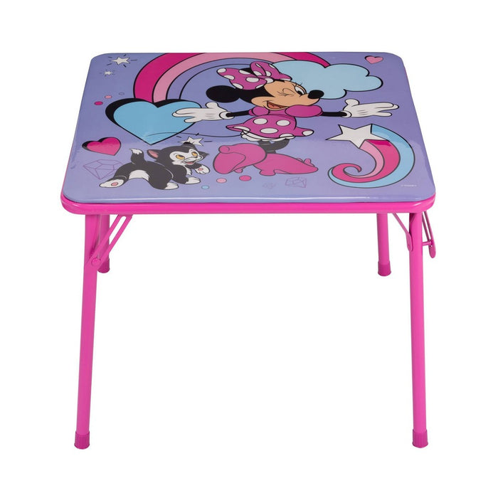 Disney Minnie Mouse Junior Table and Chair Furniture Set for Kids for Activity Drawing and Eating