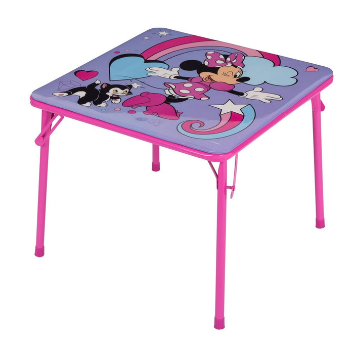 Disney Minnie Mouse Junior Table and Chair Furniture Set for Kids for Activity Drawing and Eating