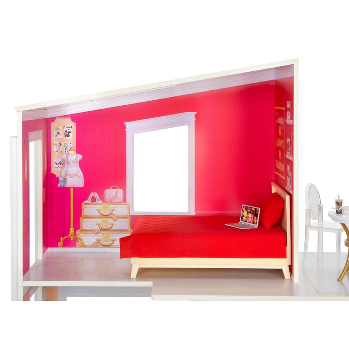 Rainbow High Townhouse- 3-Story Wood Dollhouse Playset (LOCAL PICKUP ONLY)