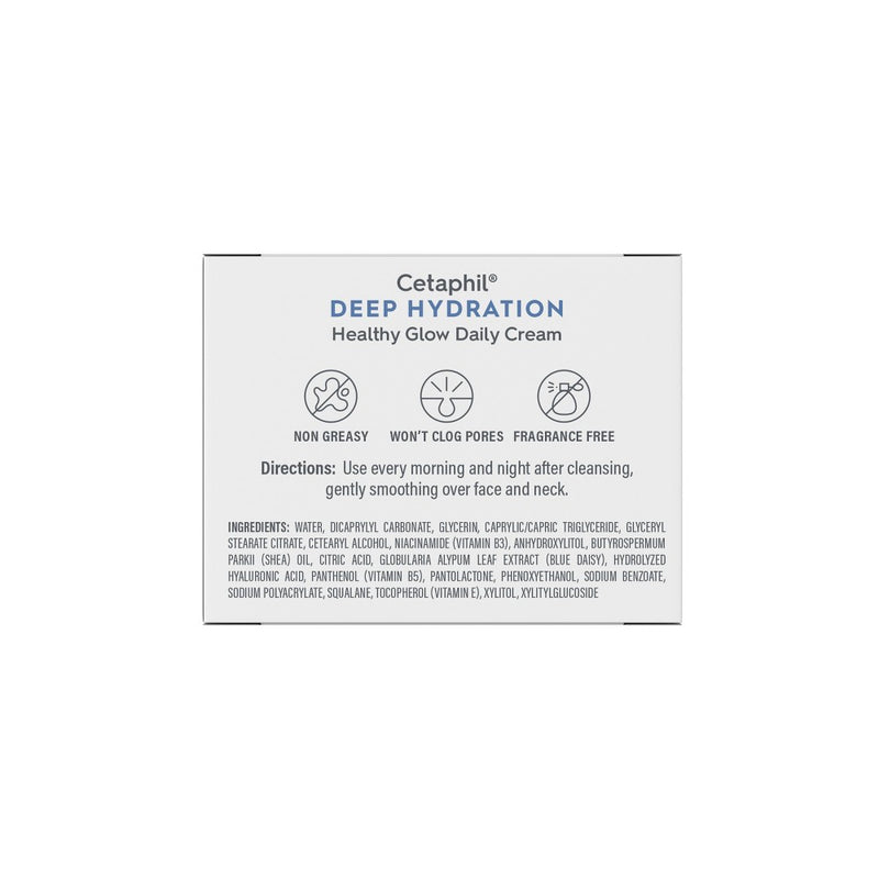 Cetaphil Deep Hydration Healthy Glow Daily Face Cream - 1.7oz