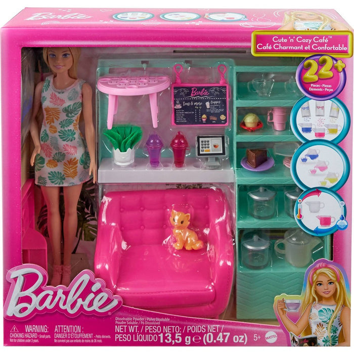 Barbie Cute 'n' Cozy Cafe Doll and Playset,  (Target Exclusive) SEE DETAILS