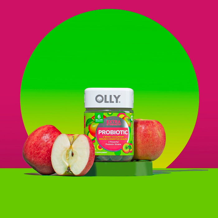 OLLY Extra Strength Probiotic Gummies for Immune and Digestive Support - 50ct