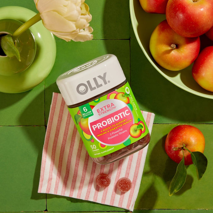 OLLY Extra Strength Probiotic Gummies for Immune and Digestive Support - 50ct