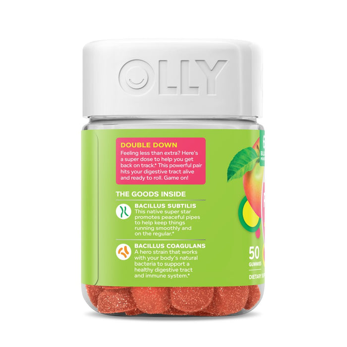 OLLY Extra Strength Probiotic Gummies for Immune and Digestive Support - 50ct