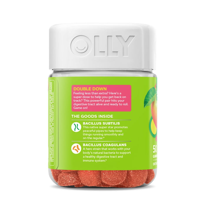 OLLY Extra Strength Probiotic Gummies for Immune and Digestive Support - 50ct