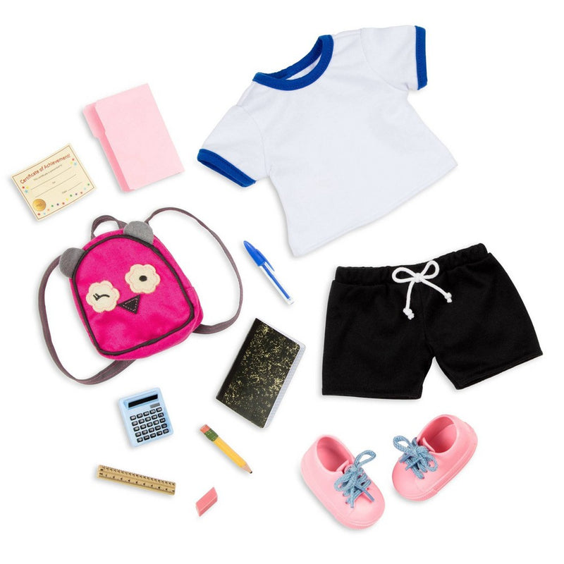 Our Generation Hally with Storybook & Accessories 18" Posable School Doll