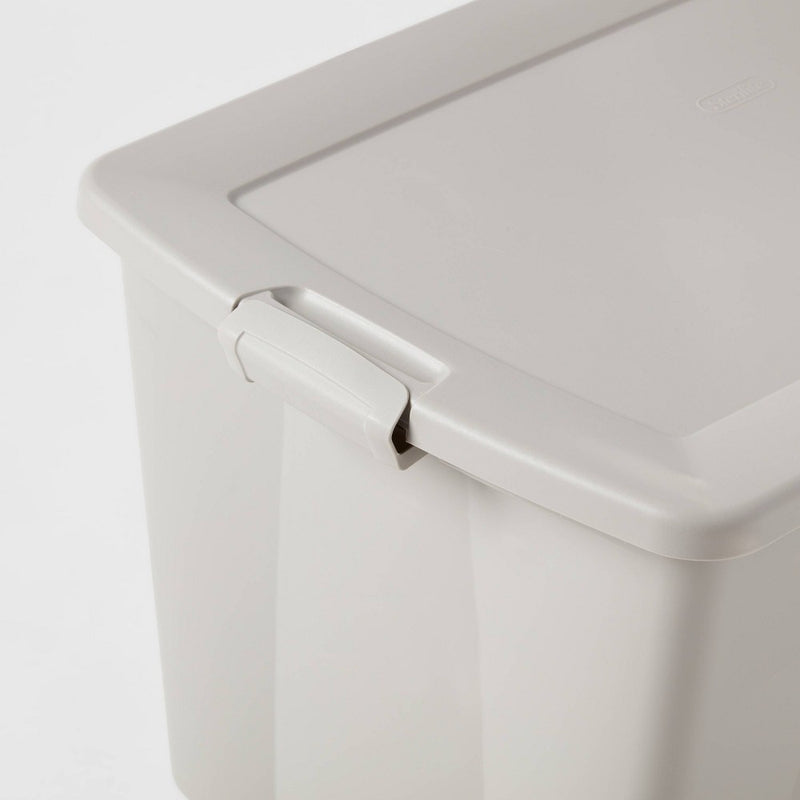 45gal Latching Wheeled Tote Gray - Brightroom (LOCAL PICKUP ONLY)