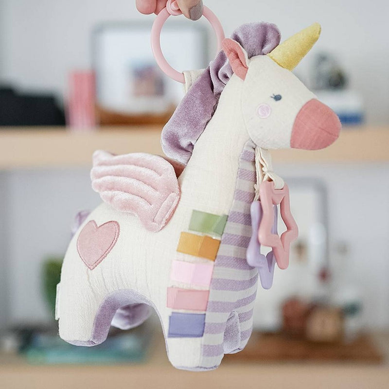 Itzy Ritzy Link & Love Activity Plush with Teether - Pegasus