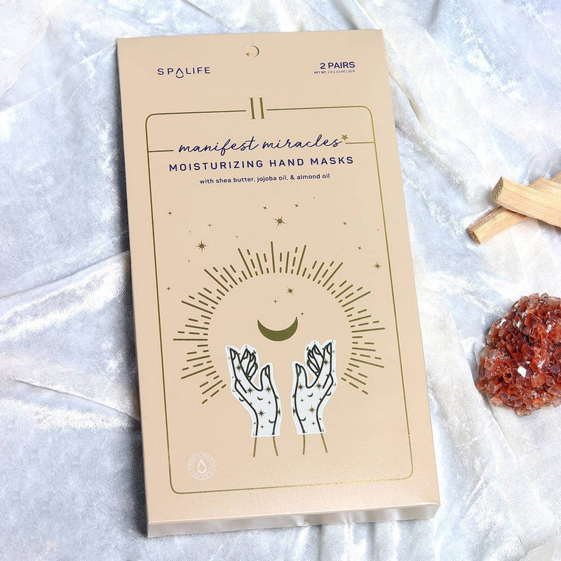 SpaLife Manifest Miracles Moisturizing Hand Masks - 2.26oz/4pc