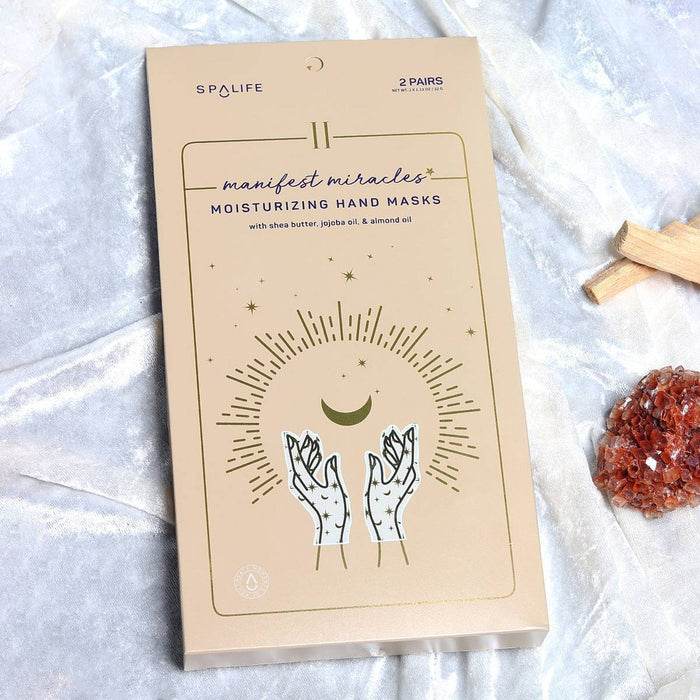 SpaLife Manifest Miracles Moisturizing Hand Masks - 2.26oz/4pc