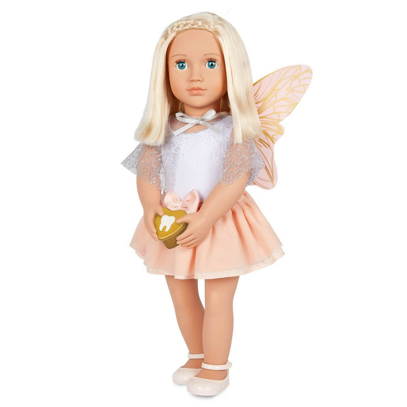 Our Generation Tooth Fairy Outfit with Wings & Star Wand Accessory for 18" Dolls