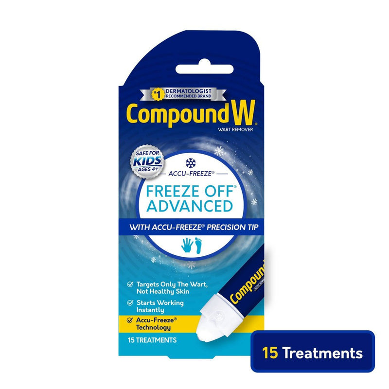 Compound W Freeze Off Advanced Wart Remover with Accu-Freeze - 15 Applications