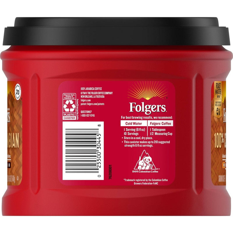 Folgers Colombian Roast Coffee 22.6oz