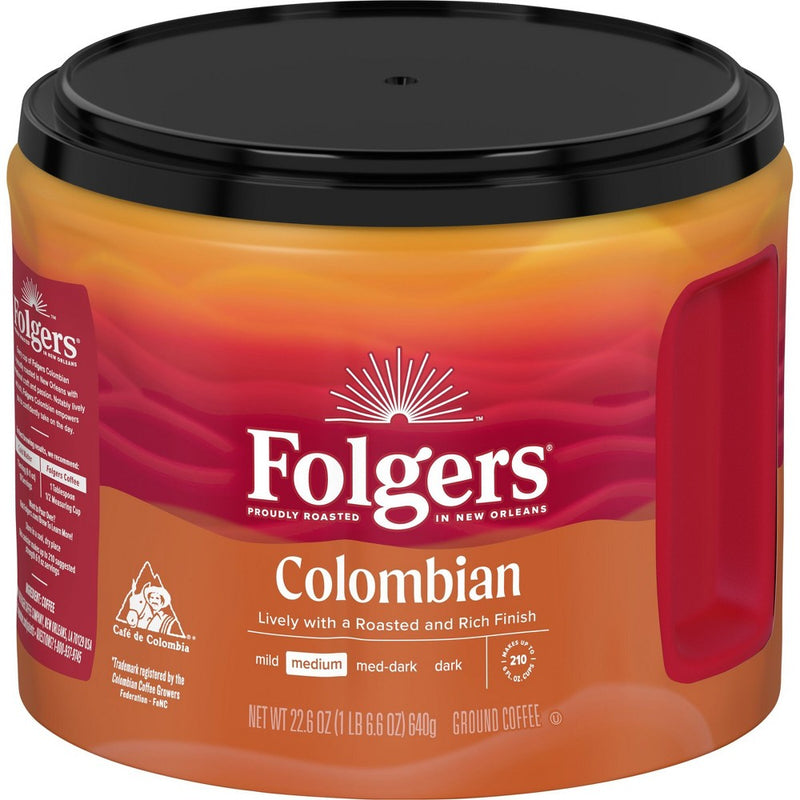 Folgers Colombian Roast Coffee 22.6oz
