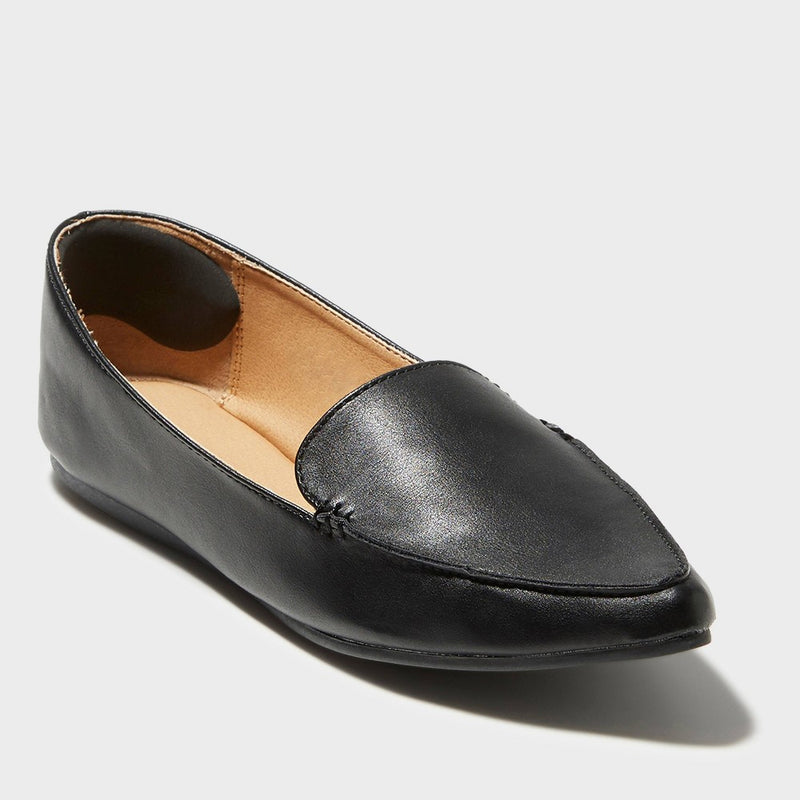 Fab Feet Women's by Foot Petals Back of Heel Insoles Shoe Cushion Black - 3 pairs