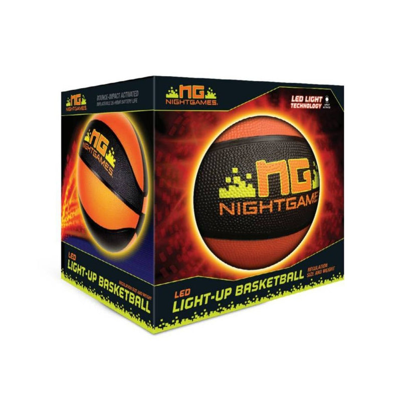 Night Games LED Light Up Official Size Basketball
