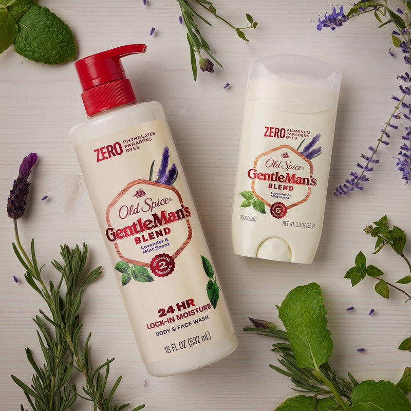 Old Spice Men's Gentleman's Blend Lavender & Mint Body Wash - 18 fl oz