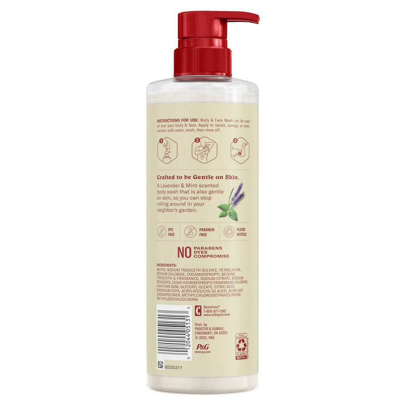 Old Spice Men's Gentleman's Blend Lavender & Mint Body Wash - 18 fl oz