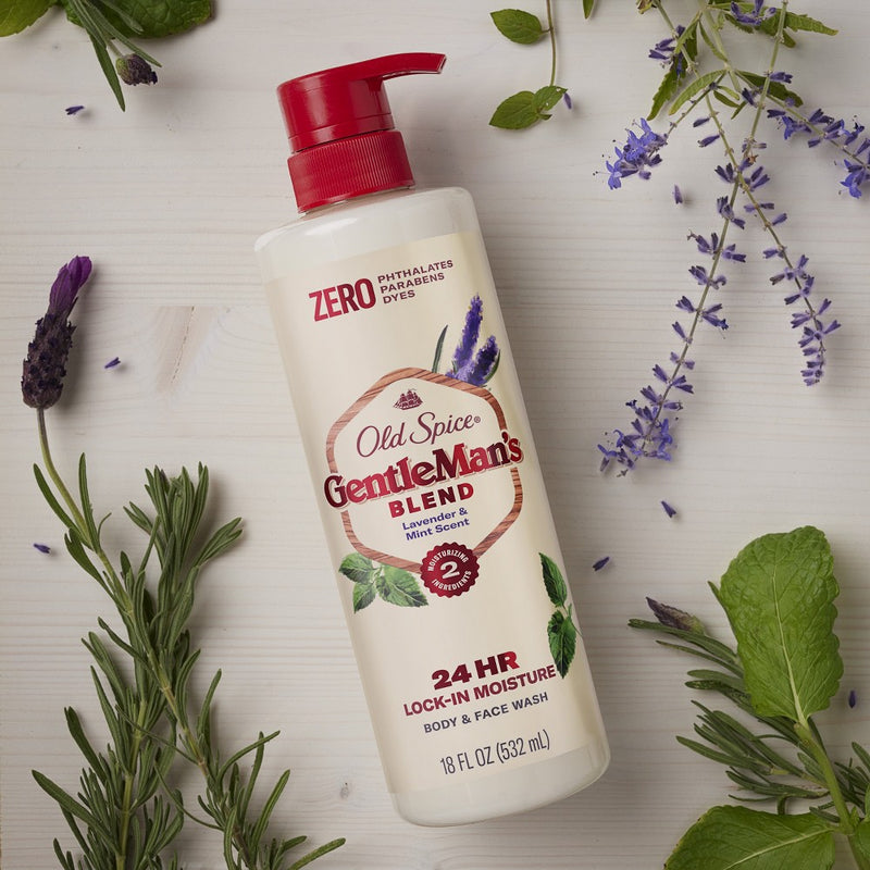 Old Spice Men's Gentleman's Blend Lavender & Mint Body Wash - 18 fl oz