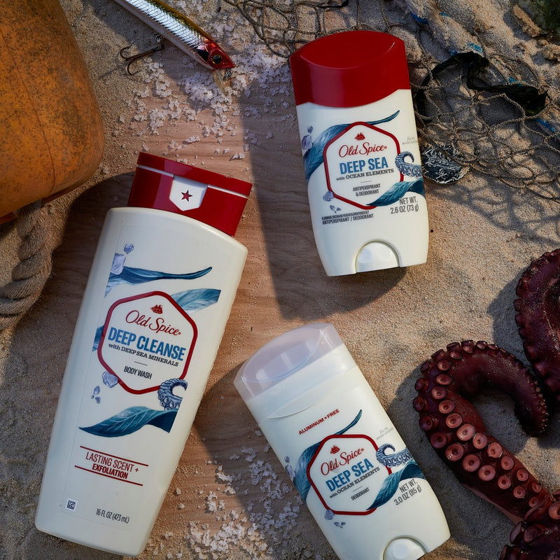 Old Spice Men's Deep Sea with Ocean Elements Antiperspirant & Deodorant - 2.6oz