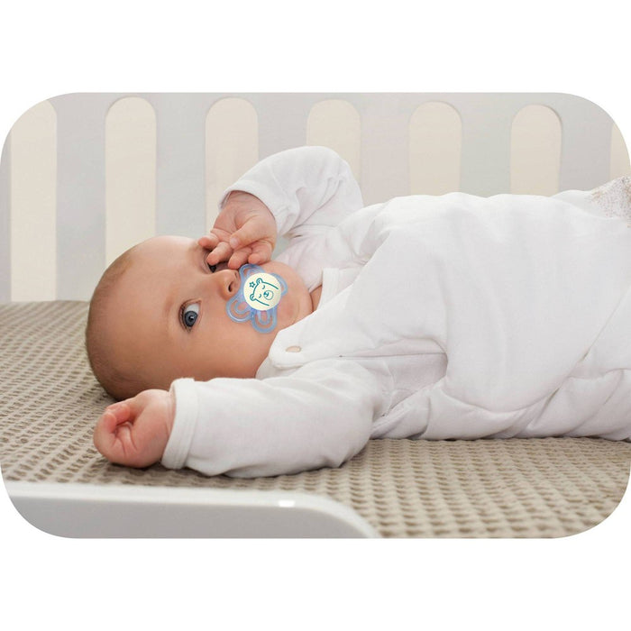 MAM Perfect Night Pacifier 2ct - Green/White - 0-6 Months
