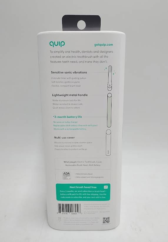 quip Metal Electric Toothbrush - Slate
