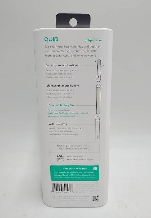 quip Metal Electric Toothbrush - Slate