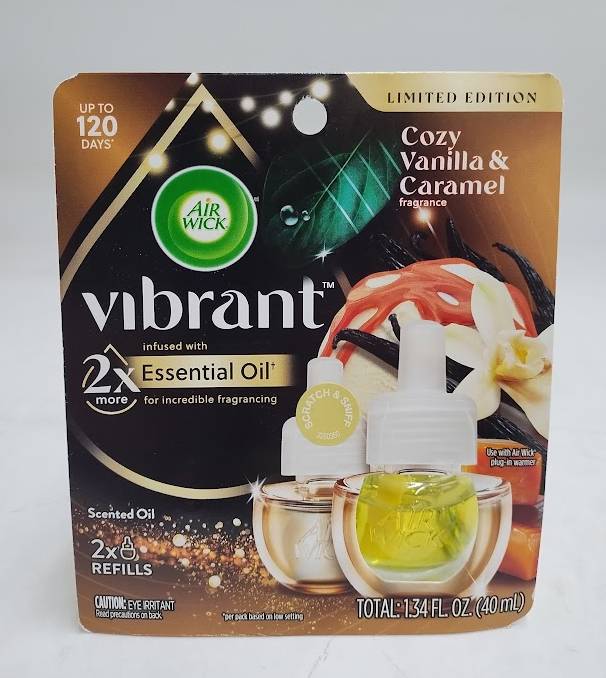 Air Wick Scented Oil Air Freshener - Vanilla & Warm Caramel - 1.34 fl oz