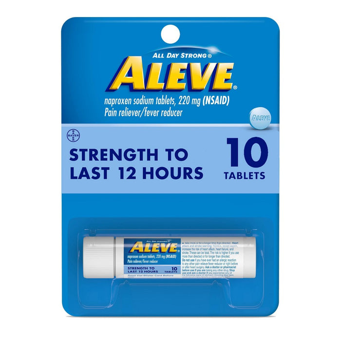 Aleve Naproxen Pain Reliever & Fever Reducer Tablets - (NSAID) - 10ct