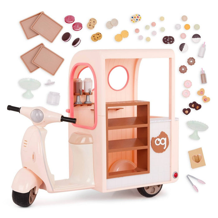 Our Generation Chip Chip Hooray Cookie Scooter Accessory Set for 18" Dolls