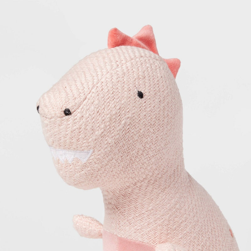 Dinosaur Figural Kids' Pillow Pink - Pillowfort