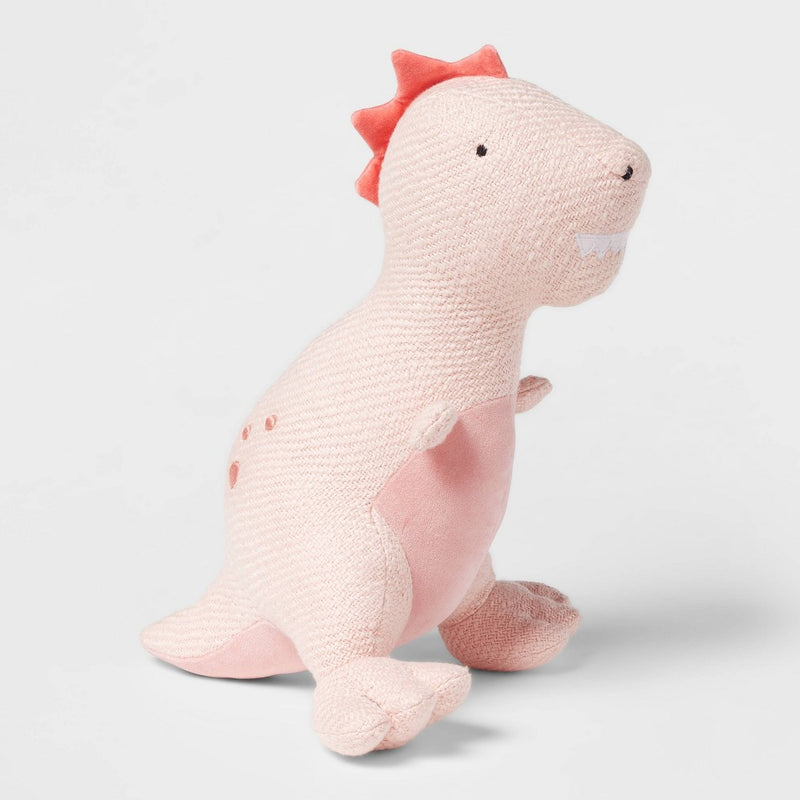 Dinosaur Figural Kids' Pillow Pink - Pillowfort