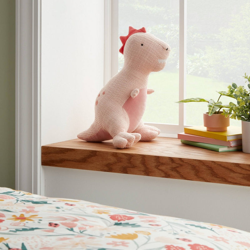Dinosaur Figural Kids' Pillow Pink - Pillowfort