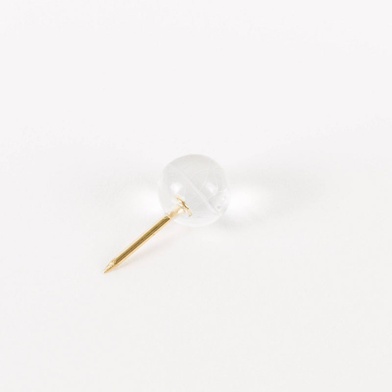 U Brands 100ct Push Pins - Clear