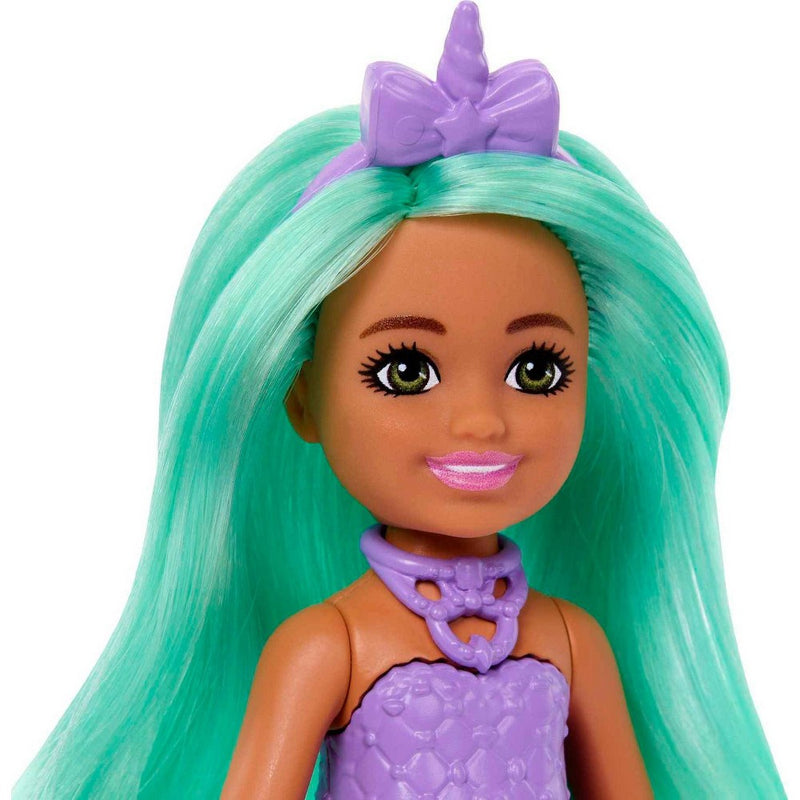 Barbie Chelsea Unicorn Green Hair