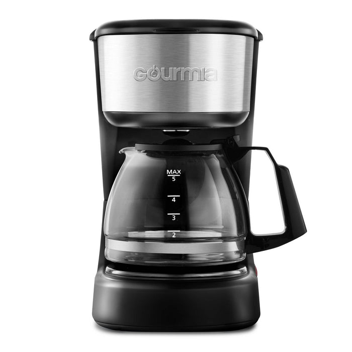 Gourmia 5 Cup One-Touch Switch Coffee Maker with Auto Keep Warm Black