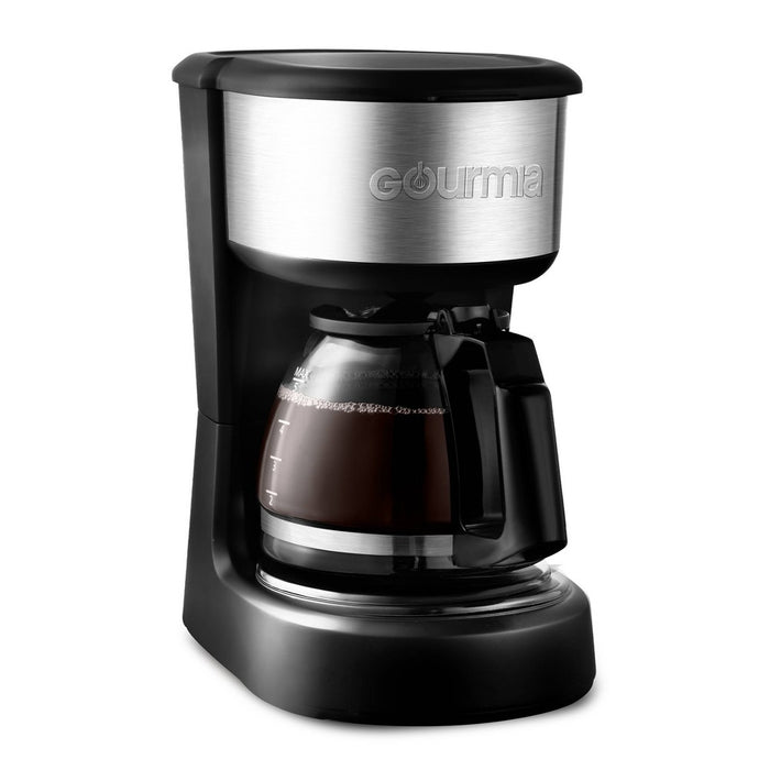 Gourmia 5 Cup One-Touch Switch Coffee Maker with Auto Keep Warm Black