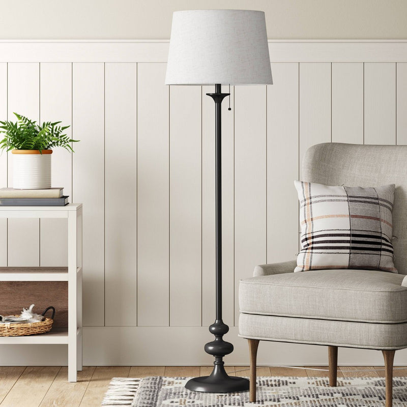 Londonberry Stick Floor Lamp Black - Threshold