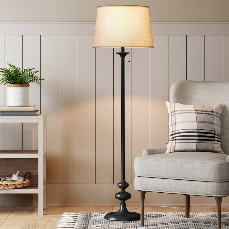 Londonberry Stick Floor Lamp Black - Threshold
