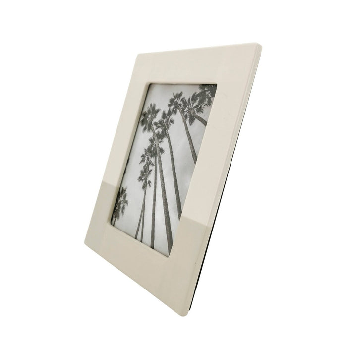 5" x 7" Stoneware Single Image Frame with Hand Painted Finish Cream - Threshold
