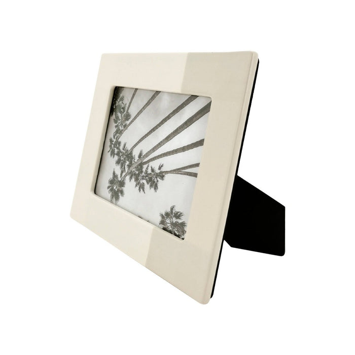5" x 7" Stoneware Single Image Frame with Hand Painted Finish Cream - Threshold