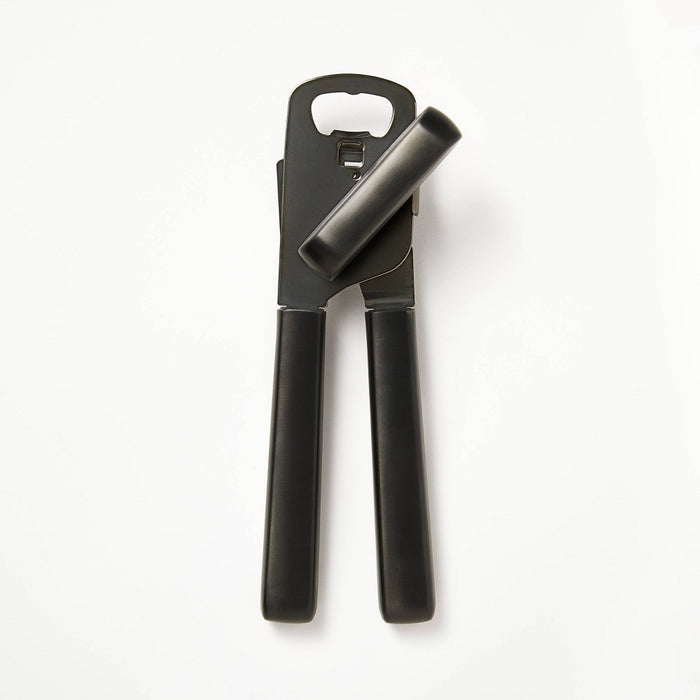Stainless Steel Manual Can Opener Black - Figmint