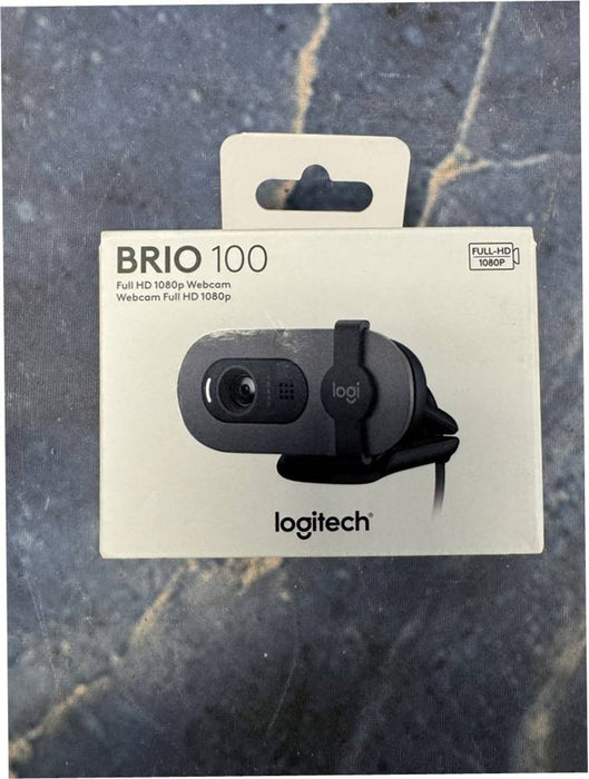 Logitech Brio 100 1080p Webcam - Black