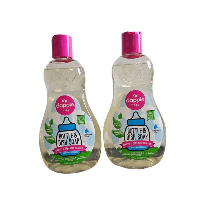 LOT OF 2!!!! Dapple Bottle & Dish Soap - Fragrance Free - 16.9 fl oz