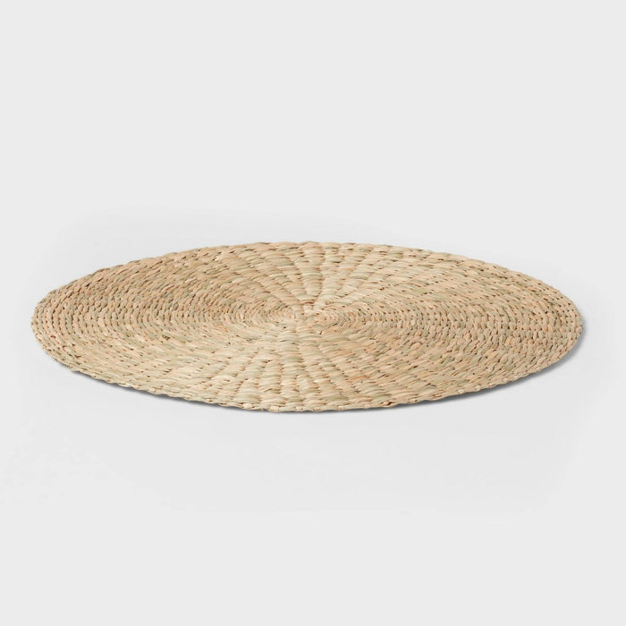 15" Round Woven Seagrass Charger Natural - Threshold