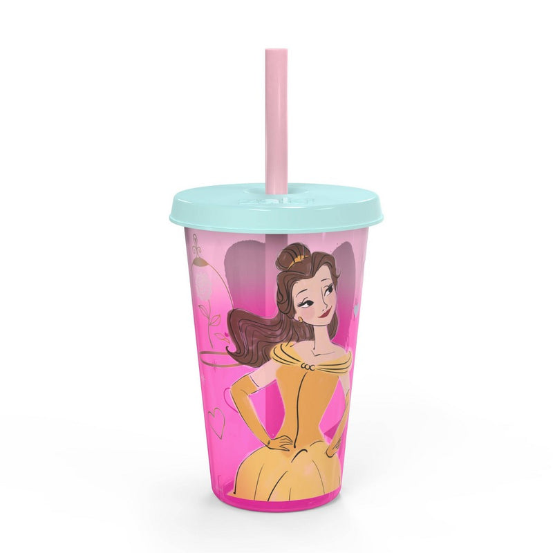 Disney Princess 16.5oz 4pk Plastic Color Change Tumblers -Zak Designs