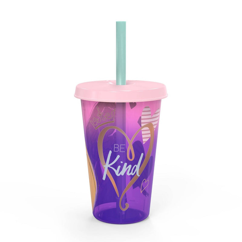 Disney Princess 16.5oz 4pk Plastic Color Change Tumblers -Zak Designs