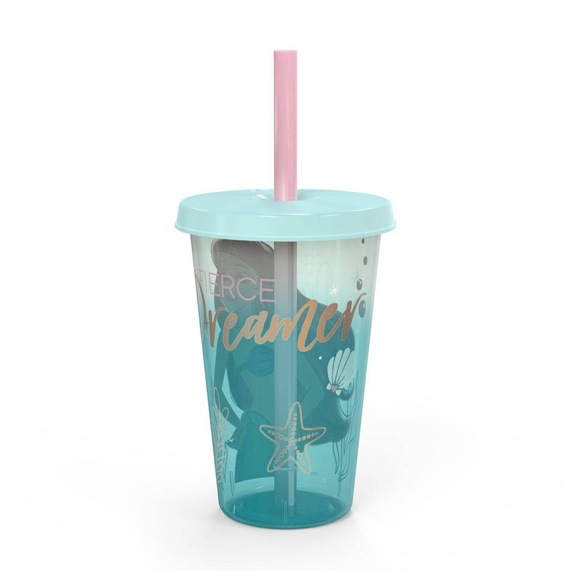 Disney Princess 16.5oz 4pk Plastic Color Change Tumblers -Zak Designs