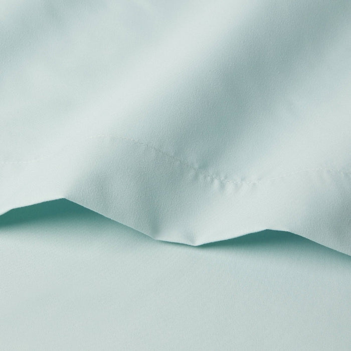 Twin/Twin XL Microfiber Solid Sheet Set Mint - Room Essentials